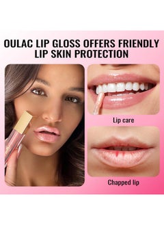 Oulac Nude Lip Gloss High-shine Moisturizing Lip Gloss Oil Liquid Lipstick Non-stick Cup Glitter Lipstick Lip Tint Reduce Fine Lines Lip Glaze For Dry Lip C12 - pzsku/Z09CB1A4AD404DC21BF8BZ/45/_/1738306409/39b2617e-2b51-47b2-995d-c8fe4b84b24c