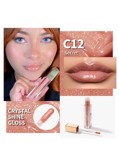 Oulac Nude Lip Gloss High-shine Moisturizing Lip Gloss Oil Liquid Lipstick Non-stick Cup Glitter Lipstick Lip Tint Reduce Fine Lines Lip Glaze For Dry Lip C12 - pzsku/Z09CB1A4AD404DC21BF8BZ/45/_/1738306415/0f4e1e6a-0ae9-42d5-98d6-eea380dcd7ed