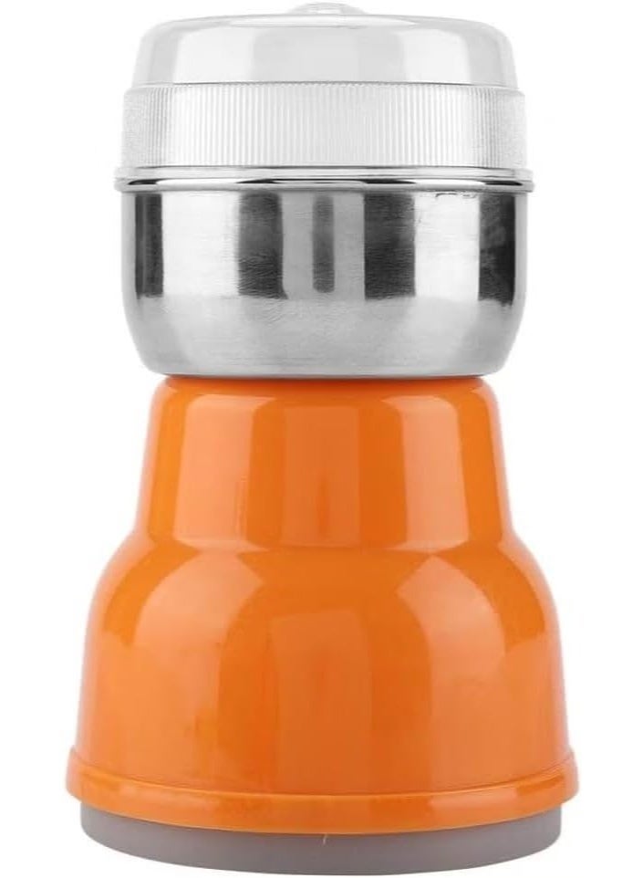 Denx DX4201 Electric Coffee & Spice Grinder – 12V Car Portable Grinder, 120W Motor, 80g Stainless Steel Bowl, Mini Travel Grinder for Coffee Beans, Herbs, Nuts & Spices - Image 1