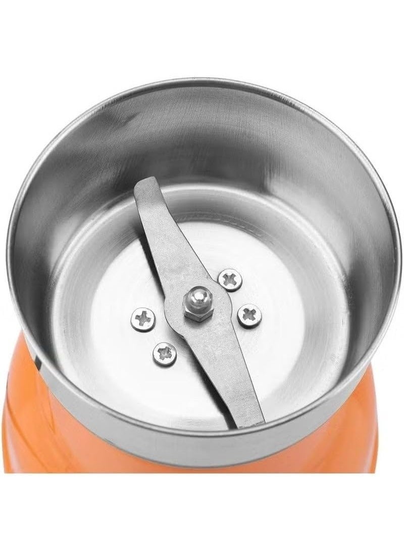 Denx DX4201 Electric Coffee & Spice Grinder – 12V Car Portable Grinder, 120W Motor, 80g Stainless Steel Bowl, Mini Travel Grinder for Coffee Beans, Herbs, Nuts & Spices - Image 5