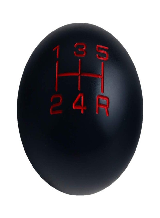 DEWHEL Sphere Shift Knob 5 Speed Velocity Short Throw Shifter 200 Gram Weighted Aluminum M12x1.25 M10x1.5 M10x1.25 M8x1.25 Black - Image 1