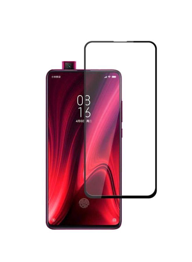 واقي شاشة من الزجاج المقوى لهاتف Xiaomi Mi 9T / Redmi K20 Pro / K20 أسود / شفاف - Image 1