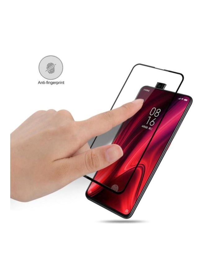 واقي شاشة من الزجاج المقوى لهاتف Xiaomi Mi 9T / Redmi K20 Pro / K20 أسود / شفاف - Image 5
