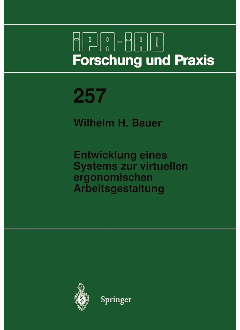 Entwicklung eines Systems zur virtuellen ergonomischen Arbeitsgestaltung