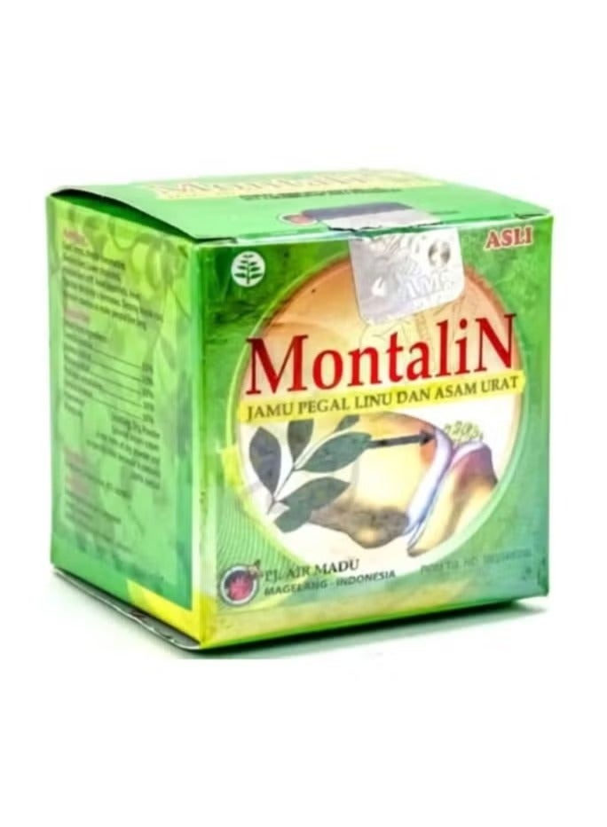 Montalin for the treatment of joint and bone pain and gout