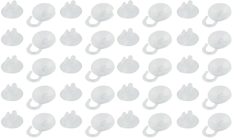 خطافات شفاطة مطاطية قطر 2.5 سم 40 قطعة شماعة حائط المطبخ والنافذة - Image 2