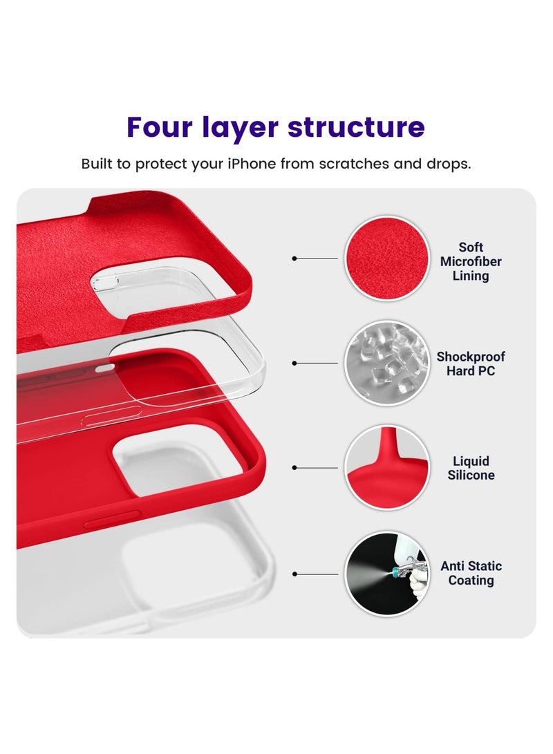 Designed for iPhone 14 Pro Max Case, Silicone Shockproof Slim Thin Phone Case for iPhone 14 Pro Max 6.7 inch - Image 2