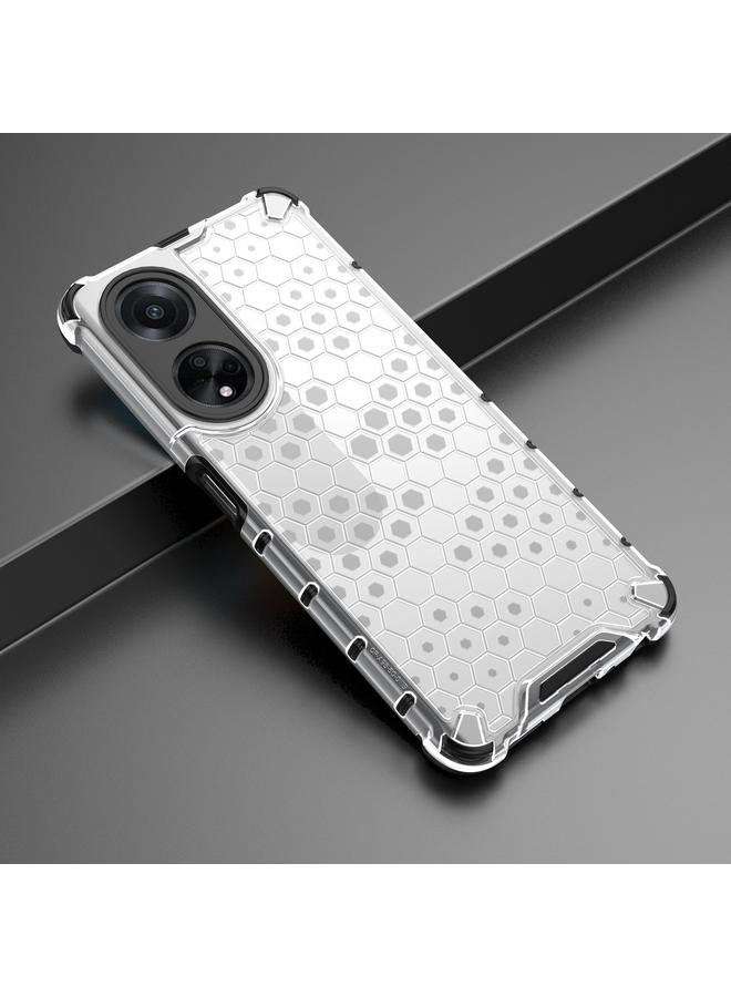 اس-توب جراب هاتف OPPO A98 5G / A1 5G جراب هاتف Honeycomb مقاوم للصدمات - Image 2