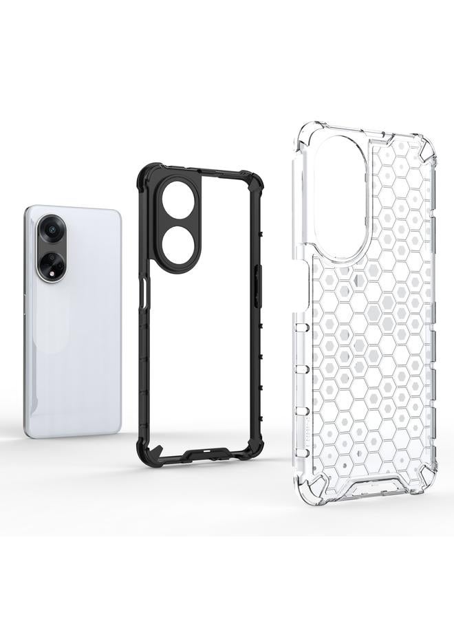 اس-توب جراب هاتف OPPO A98 5G / A1 5G جراب هاتف Honeycomb مقاوم للصدمات - Image 5