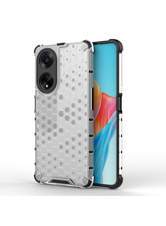 اس-توب جراب هاتف OPPO A98 5G / A1 5G جراب هاتف Honeycomb مقاوم للصدمات - Image 1