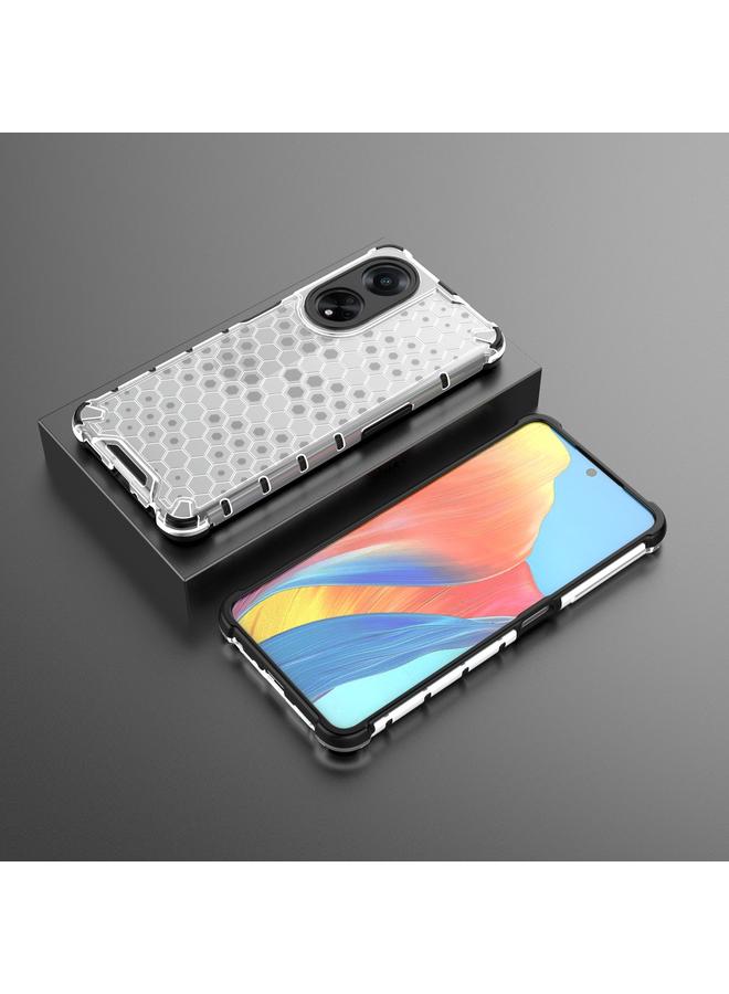 اس-توب جراب هاتف OPPO A98 5G / A1 5G جراب هاتف Honeycomb مقاوم للصدمات - Image 3