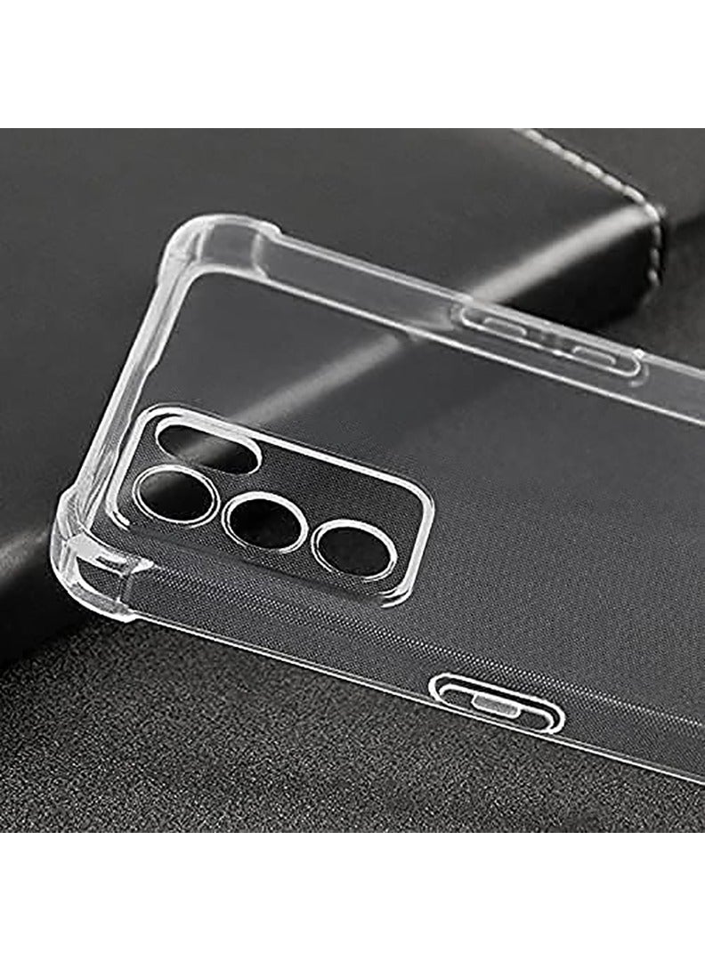 Theodor Oppo Reno 6 Pro 5G Clear Case, Shock-Absorption TPU Cell Phone Cover with Reinforced Corners, Soft Flexible & Crystal Clear Protective Bumper Case - Image 3