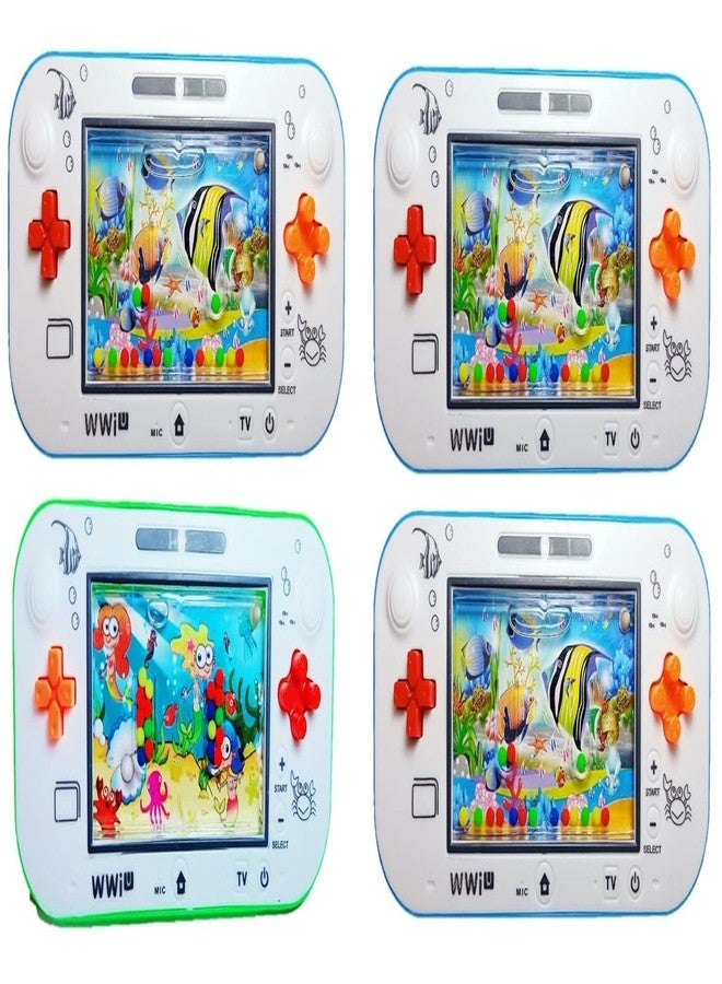 DESCTIDY Ring Toss Water Game for Kids Toy Water Console Handheld Game Toy for Kids Boys, Children 4pc - Image 1
