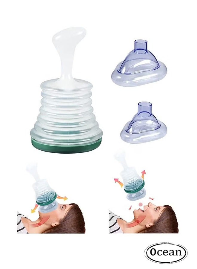 Ocean Choking Emergency Device, Professional Asphyxia First Aid Device for Adults and Children, Family Removal Device for Removing Blocked Objects Choking Emergency Aid Device Rescue Device  - Image 1
