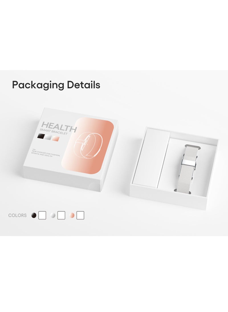 جي ستايل سوار ذكي 2208A لتتبع اللياقة البدنية للرجال والنساء، سوار إلكتروني (أبيض) - Image 2