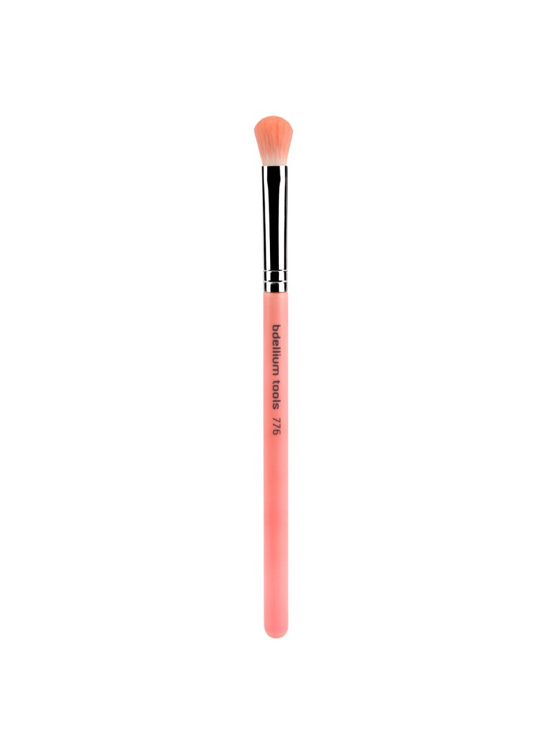 Bdellium Tools Bdellium Tools Professional Makeup Brush - Pink Bambu Series 776 Blending - With Soft Synthetic Fibers, For Shading & Blending Powder (Pink, 1pc) 