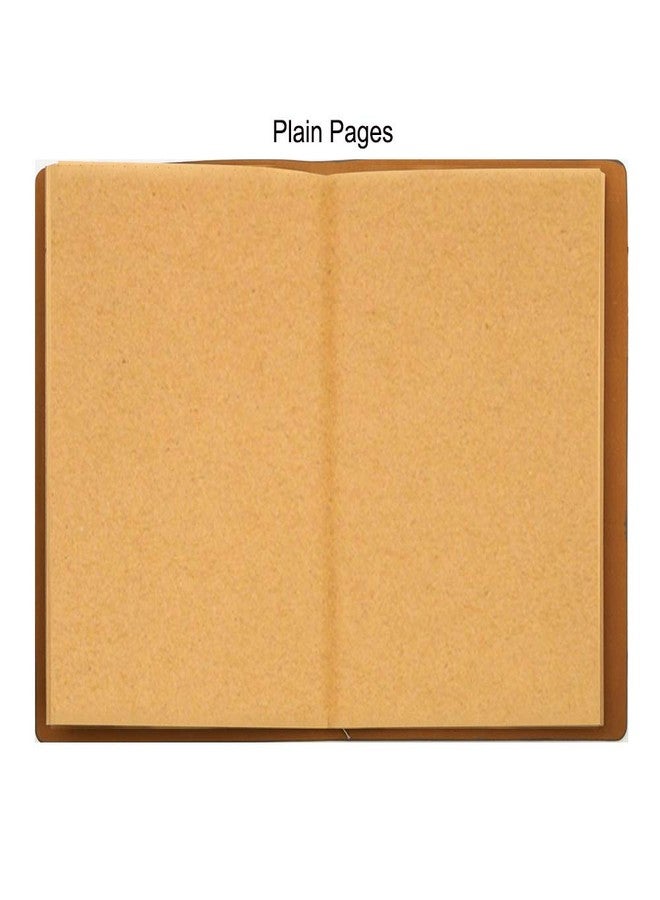 Viva Tycoon Premium Planner A5 Notebook 40 Sheets X 2 Books Includes Ruled+Plain+Dotted and Perforated Pages (TAN) - Image 5