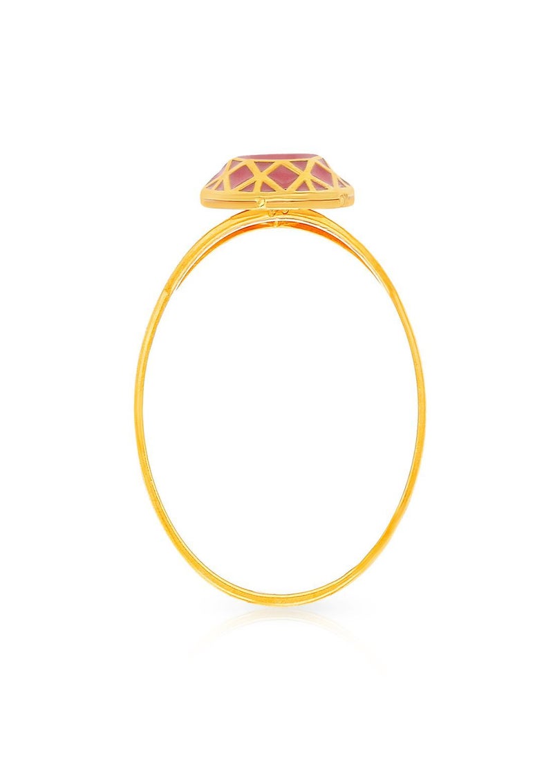 Malabar Gold and Diamonds - 22 Carat 916 Purity Yellow Gold Ring RG0929692Y13 For Women - Image 1