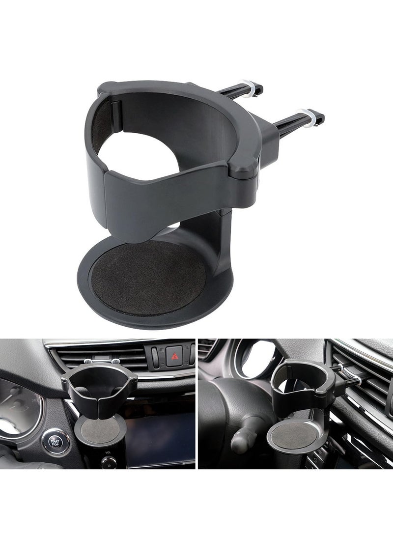 Generic Cup Holder Expander for Car, Plastic Cup Holders, Car Cup Holder Expander with Adjustable Base, Cup Holder for Car, Adjustable Cup Holder for Car Air Vents (Black)  - Image 1