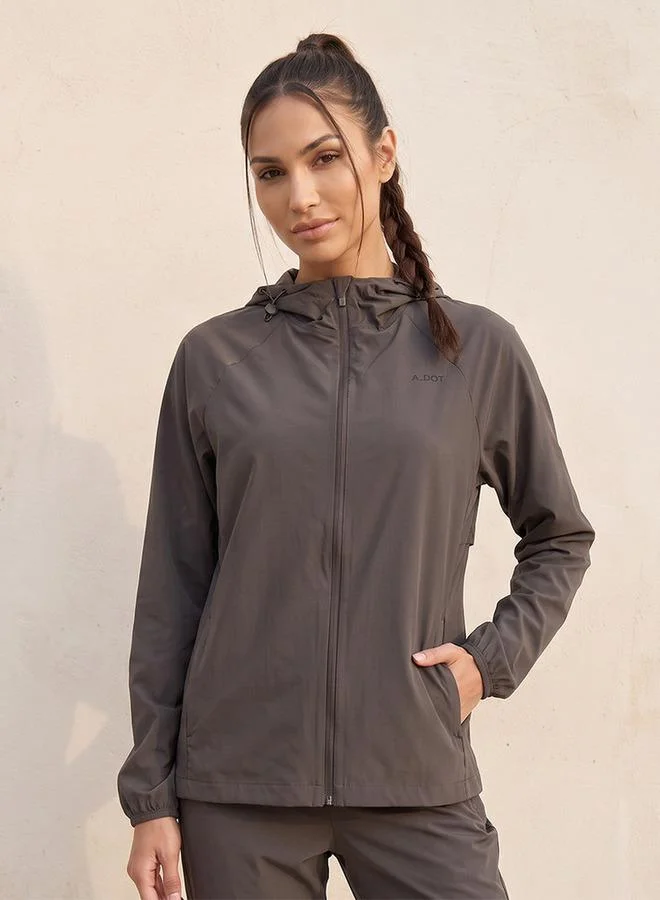 Splash Active Hooded Zipper Jacket