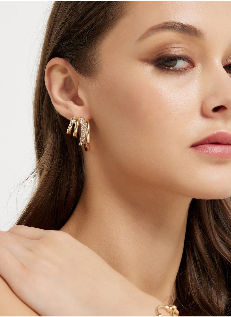 ELLA Diamante Hoopearrings  - Image 3