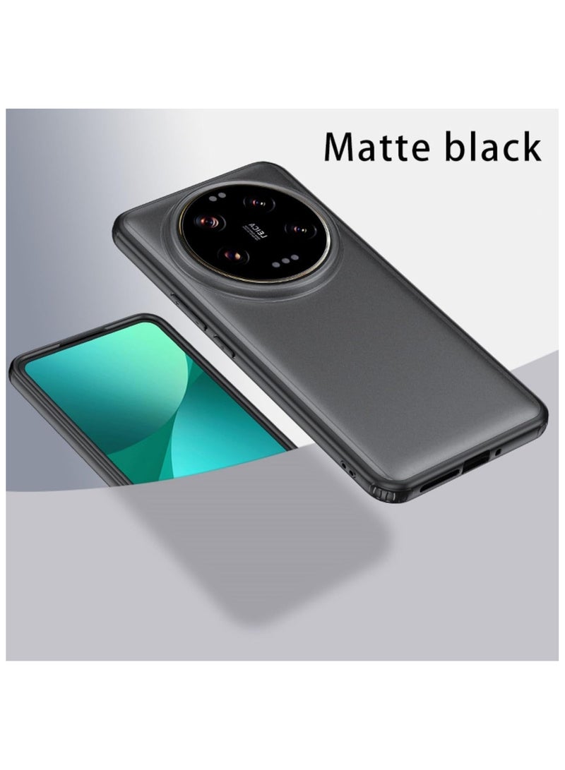 عام حافظة متوافقة مع شاومي 14 الترا ، حافظة شفافة متجمدة غطاء نحيف ، غلاف ممتص الصدمات للبشرة لهاتف شاومي 14 الترا - Image 2