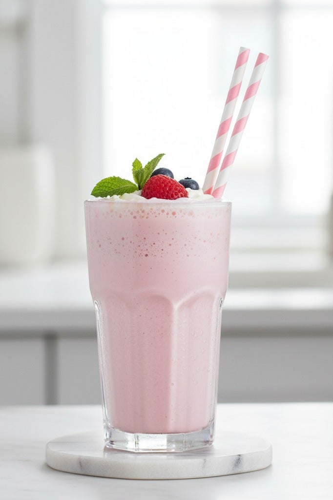 BarPros Eco-Friendly Paper Drinking Straws, Matte Pink & White Striped, Rigid Non-Flexible, 6mm Diameter x 195mm Length, Pack of 250 - Image 3