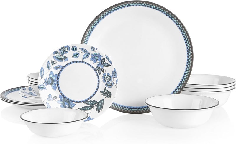 Corelle طقم أدوات المائدة كوريل فيراندا 16 قطعة، خدمة لـ 4 أشخاص