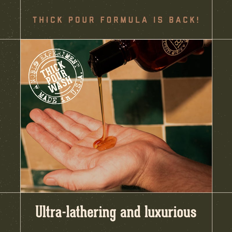 18.21 Man Made Original Spiced Vanilla 3-in-1 Body Wash, Shampoo, & Conditioner for Men, All Hair & Skin Types, Strengthens and Moisturizes in a Manly Aroma, 18oz - Image 2