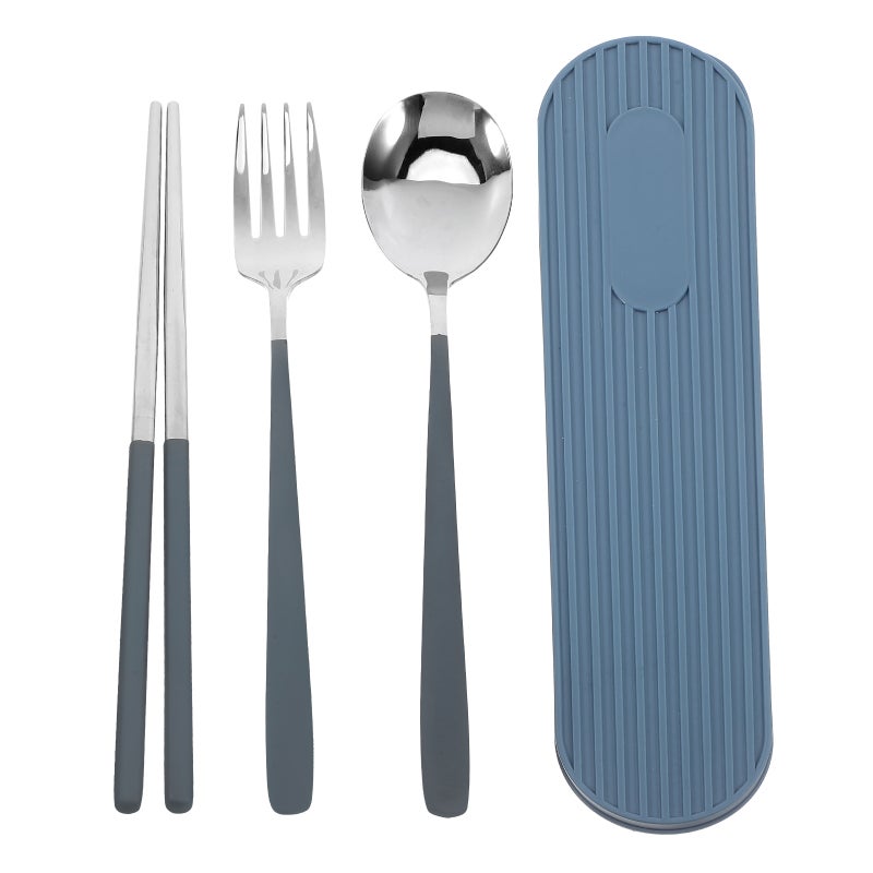 Travel Cutlery Kit, Compact Flatware for Camping and Outdoor Adventures, Easy to Clean - Image 1