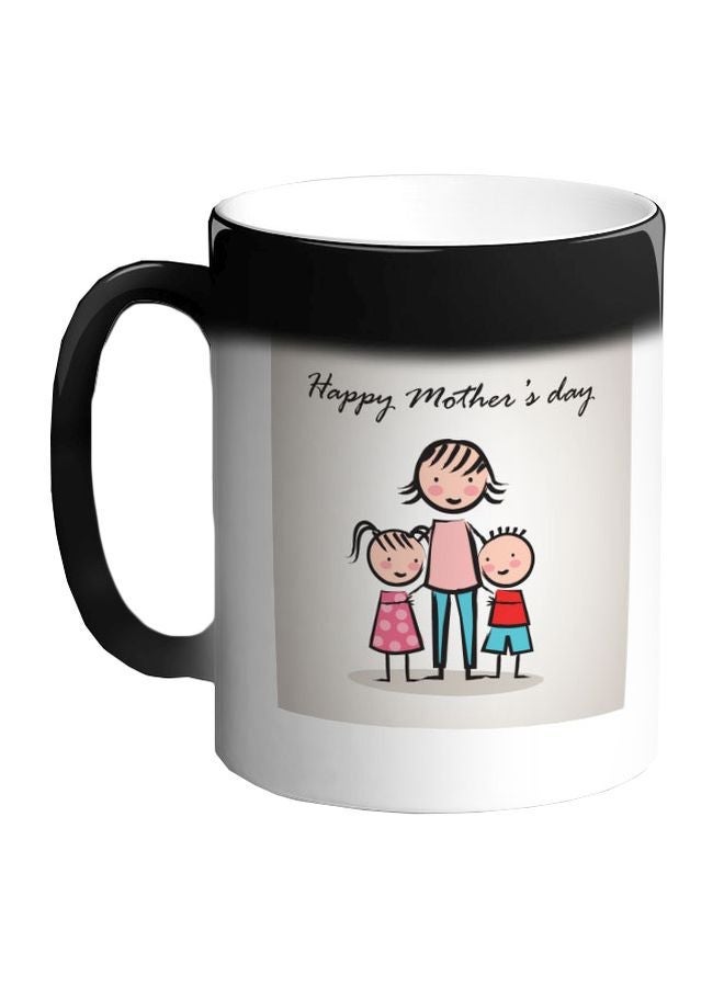 RYN Happy Mother's Day Printed Colour Changing Coffee Mug Black 11ounce