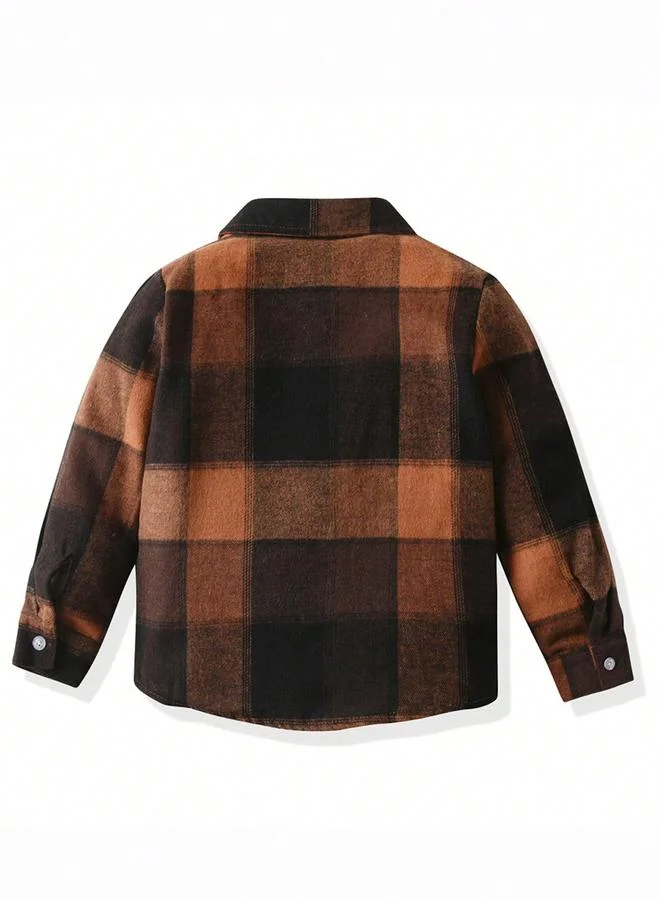 Take Two Take Two Boys Checked Button Front Shirt