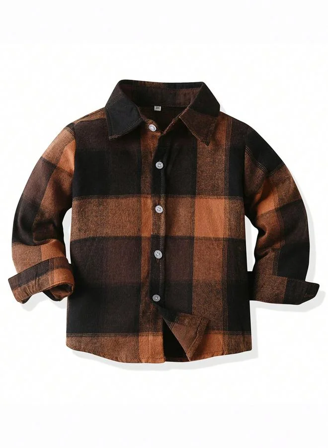 Take Two Take Two Boys Checked Button Front Shirt