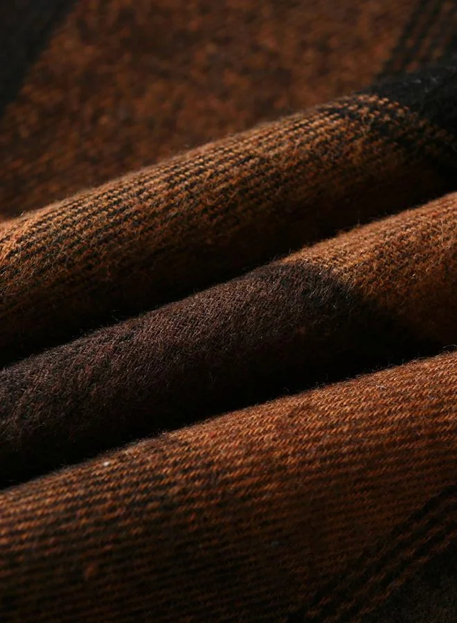 تايك تو قميص بطبعة مربعات وتفاصيل أزرار