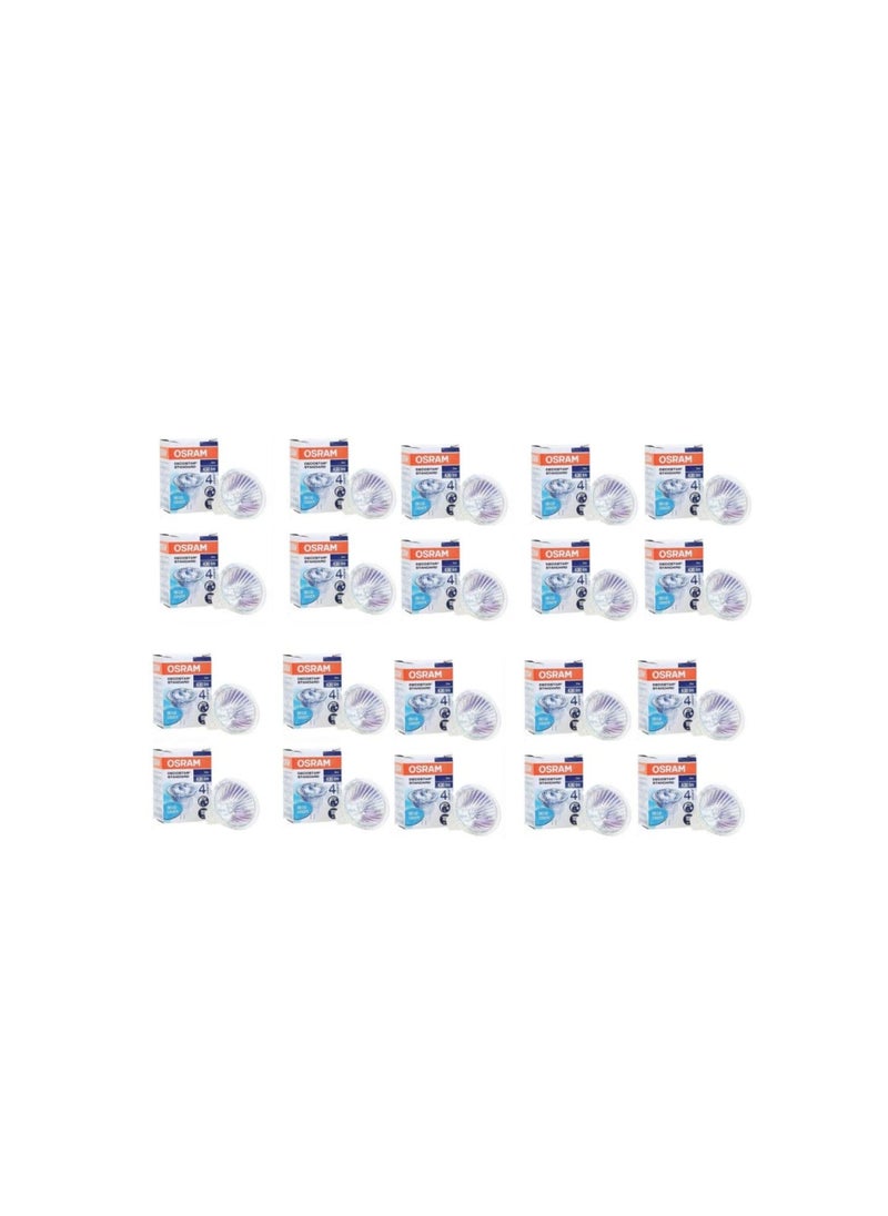 Osram - OSRAM 12V GU5.3 50W Standard Circular Halogen Bulb - Pack of 20 pcs - Made in Germany - Image 1