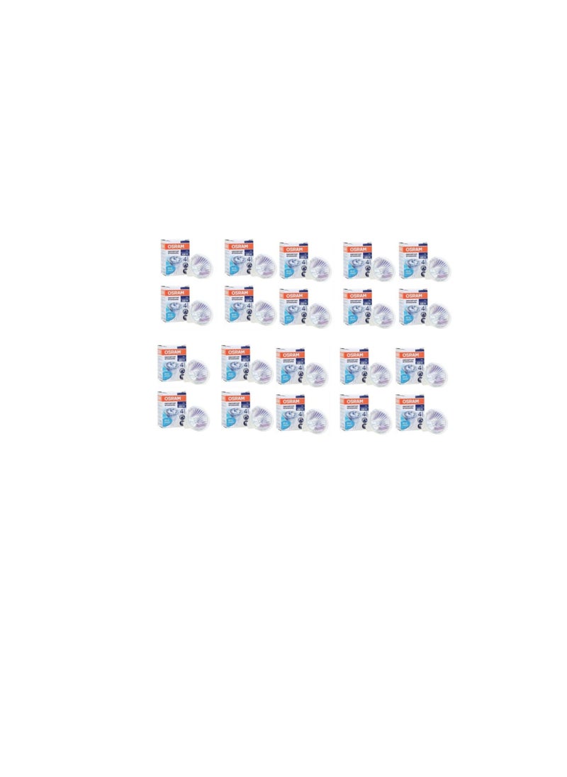 Osram - OSRAM 12V GU5.3 50W Standard Circular Halogen Bulb - Pack of 20 pcs - Made in Germany - Image 1