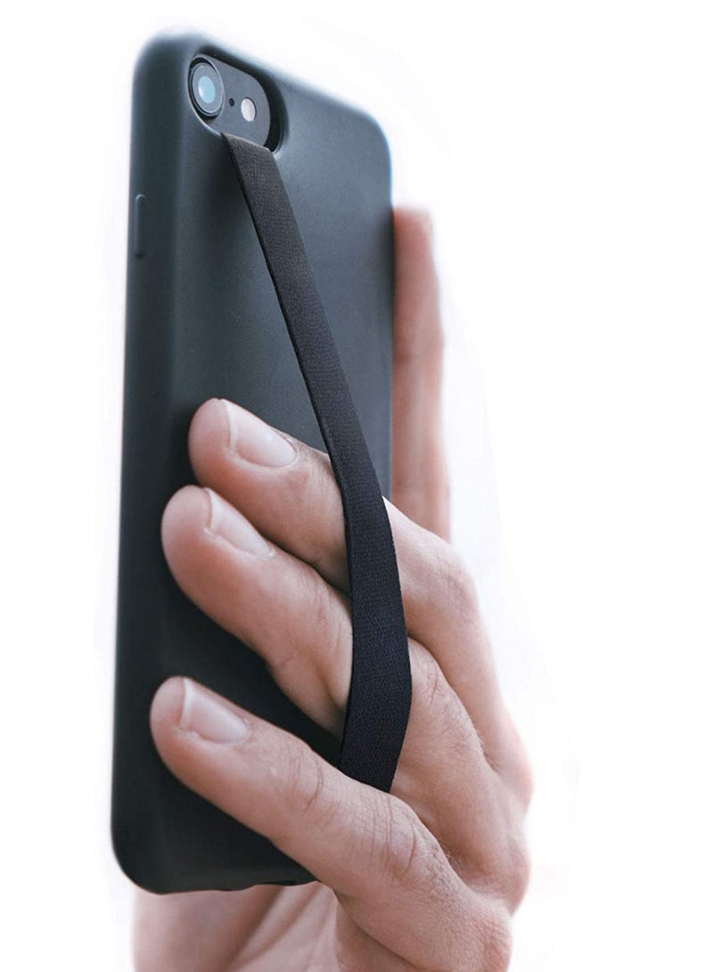 SYOSI Phone Loops Phone Loops Phone Grip Finger Strap Accessory for Mobile Cell Phone (Black)  - Image 1