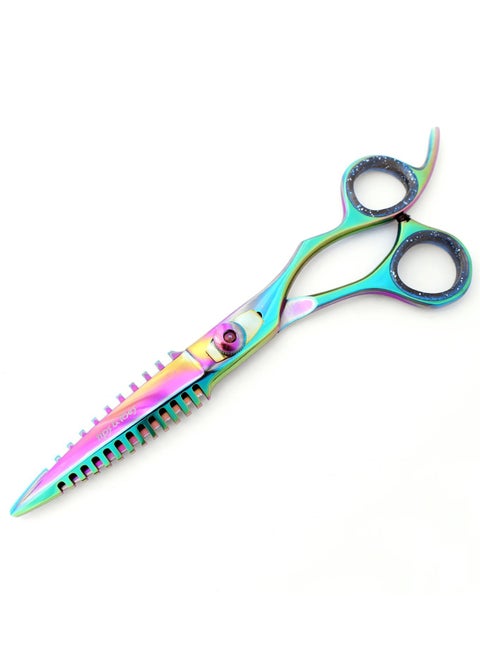 Tips&Toes Professional Double Edged Hair Salon Stylist Barber Thinning Shears Scissors High-Performance Japanese-Steel Haircutting Shears for Extreme Precision Cutting, Trimming, Barbering, salon