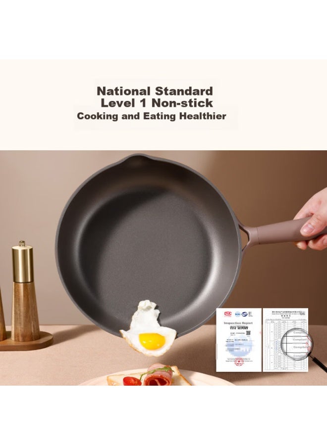 Carote Non-Stick Deep Frying Pan For Steak Titanium Pan For Home Induction Cooker Pan Frying Egg Pan - Without Lid - Image 2