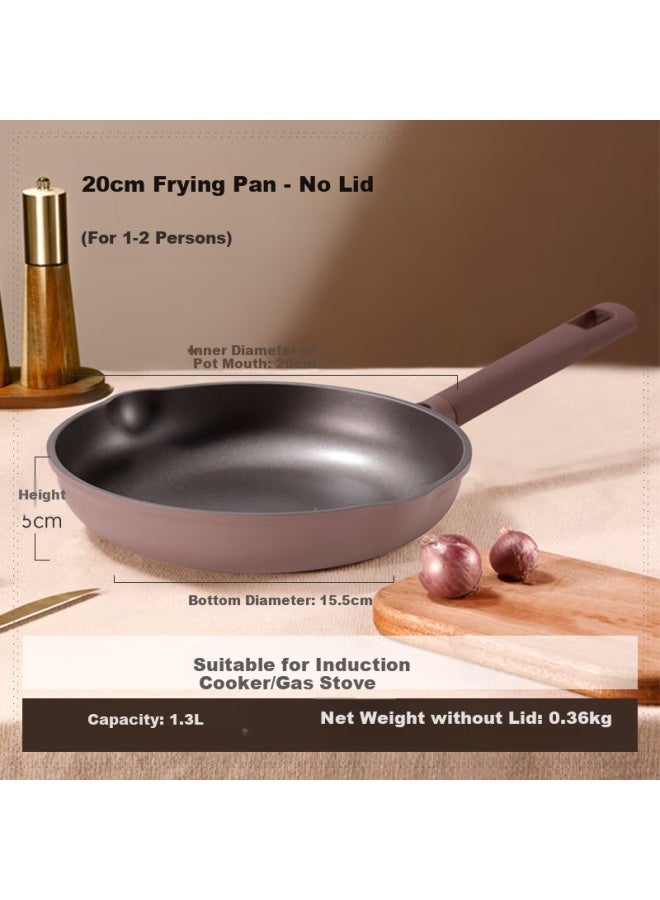 Carote Non-Stick Deep Frying Pan For Steak Titanium Pan For Home Induction Cooker Pan Frying Egg Pan - Without Lid - Image 1