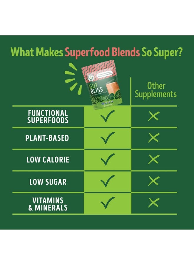 Kuli Kuli Gut Bliss Superfood Powder [6 oz] - Powerful Blend of Organic Moringa, Baobab, Lucuma, Ginger and Lemon Balm - Promote Digestion, Soothe the Stomach and Boost Gut Health - Image 3
