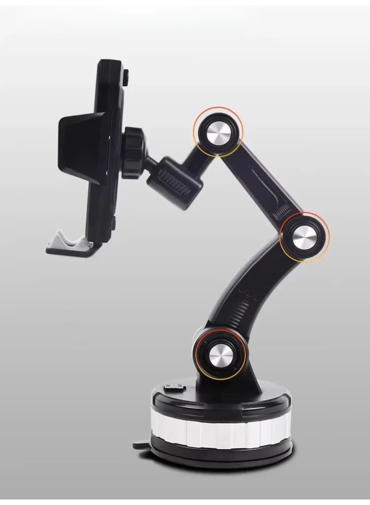 Heavy-Duty Truck/Bus Phone Holder - Shockproof Rotating Silicone Grip - Image 2
