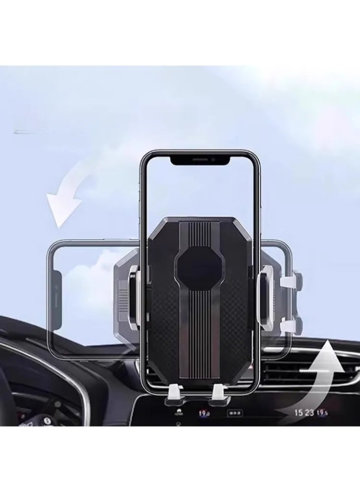 Heavy-Duty Truck/Bus Phone Holder - Shockproof Rotating Silicone Grip - Image 4