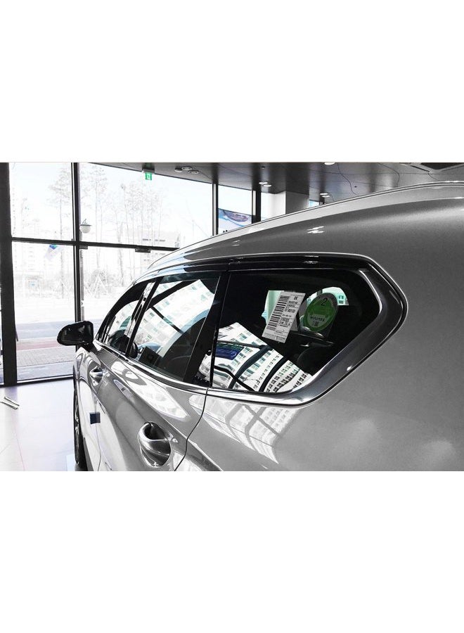 AUTO CLOVER Side Window Deflectors 6pcs for 2021 2022 Hyundai Santa Fe - Image 5