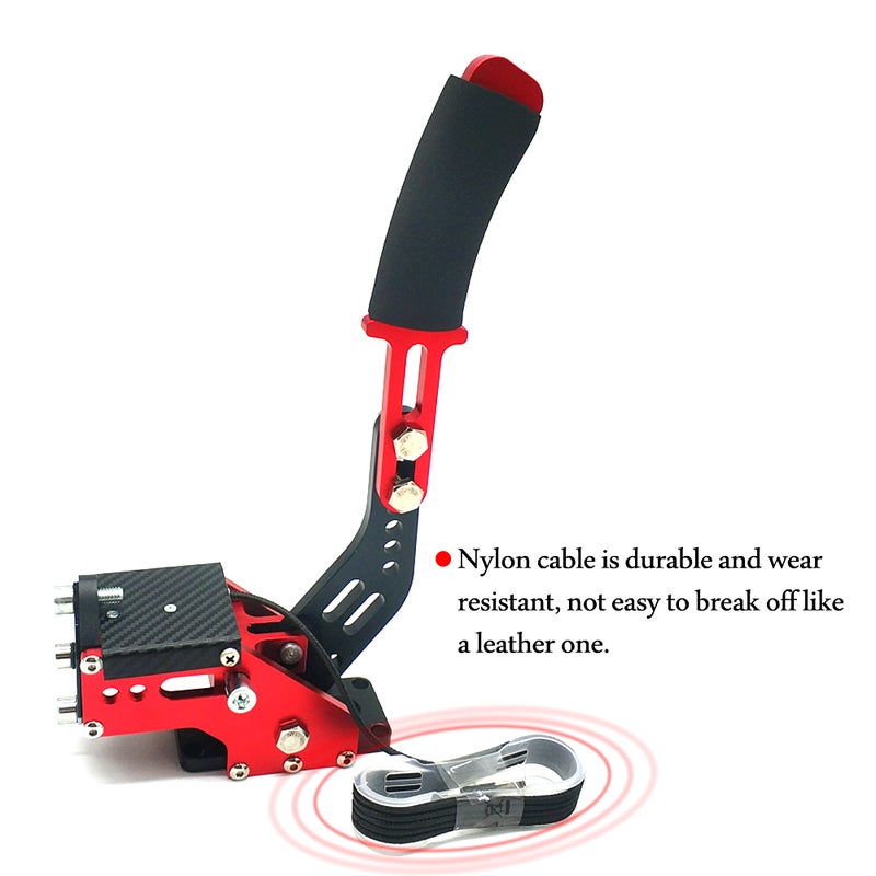 محاكي فرامل اليد USB 14 بت للكمبيوتر الشخصي لالعاب السباق بديل لجهاز لوجيتك G27 G29 (يدعم نظام الكمبيوتر الشخصي فقط) - Image 3