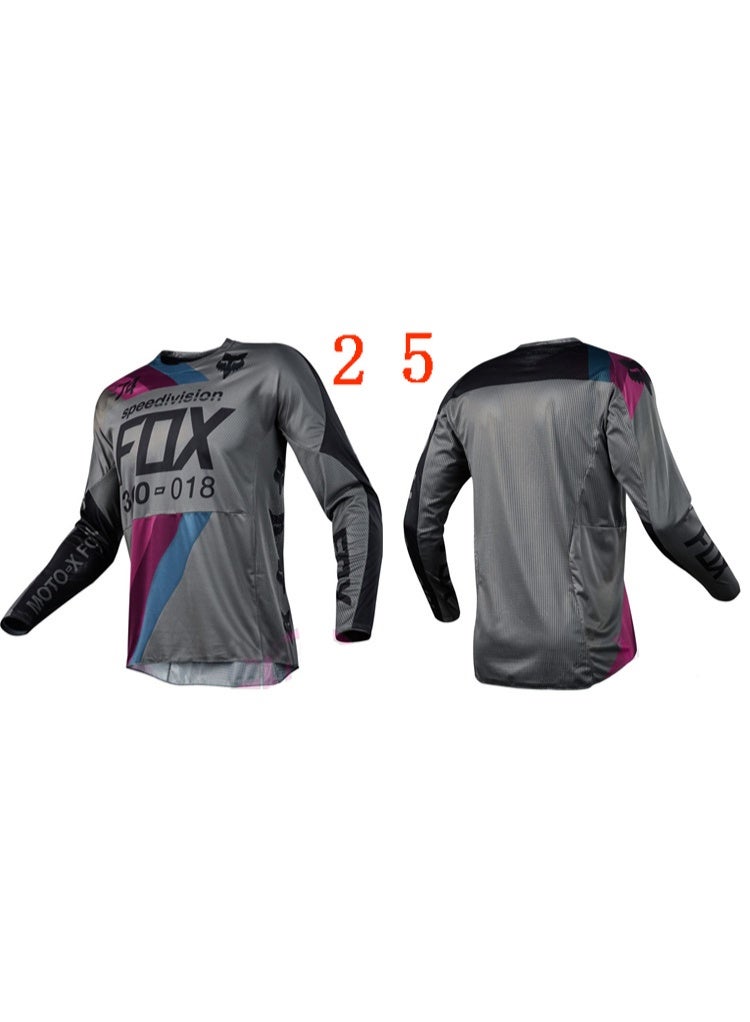 Fox Men's Outdoor Cycling Suit Off-road Road Mountain Bike Cycling Tops - Image 1