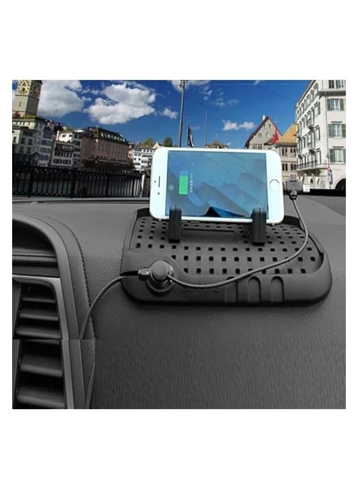 erorex Multi-Functional Car Navigation Mobile USB Charger and Phone Anti-Slip Mat for Land Rover Discovery 2 3 4 and Freelander 1  - Image 5