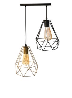 Generic diamond ceiling lighting unit - double 