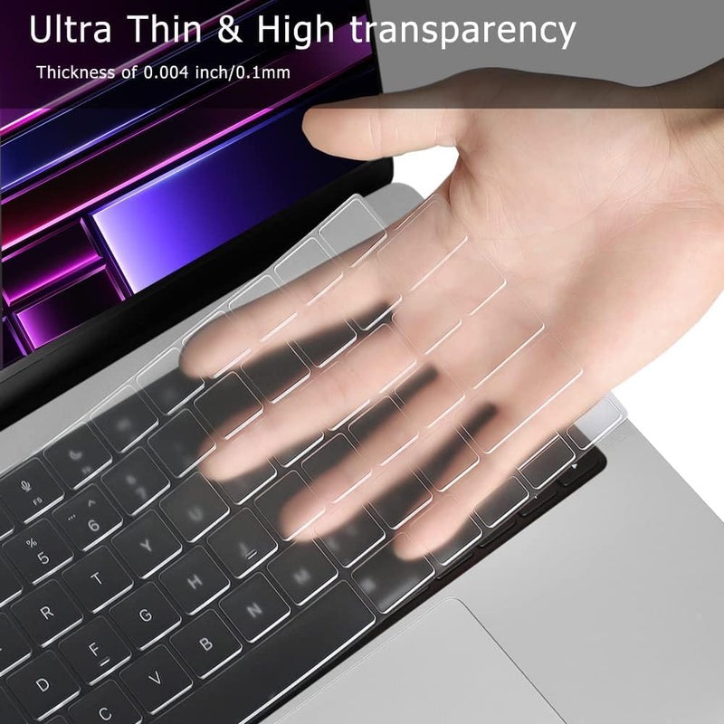 Ojos Keyboard Cover Skin for 2025-2021 MacBook Pro 14 16 inch M4 M3 M2 M1 Pro/Max, MacBook Air 15" 13.6" M4 M3 M2 Chip A3241 A3114 A2941 A3240 A3113 A2681 Protector - Image 3