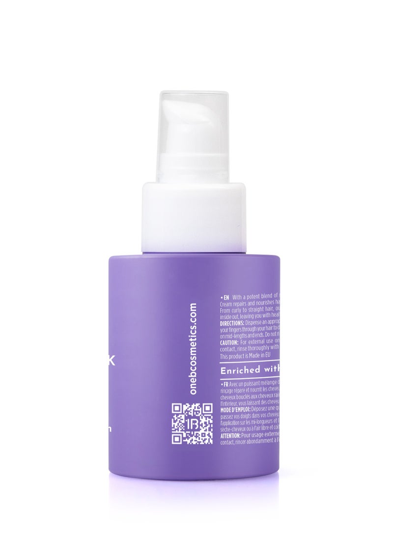 1B Luxelock Leave-In Cream 100ml | Hyaluronic Acid Hair Treatment for Dry, Frizzy & Damaged Hair | Intense Nourishment & Repair | Silky Smooth Finish | Suitable for All Hair Types - Image 3